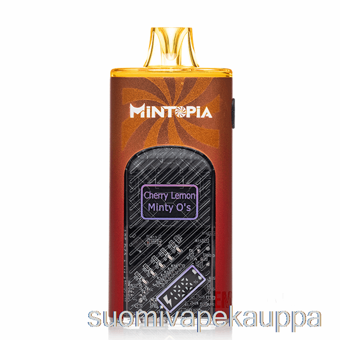 Vape Netistä Mintopia Turbo 9000 Kertakäyttöinen Kirsikka Sitruuna Minty Os